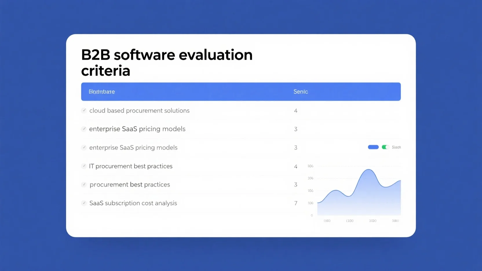 SaaS Buying Decision Systems