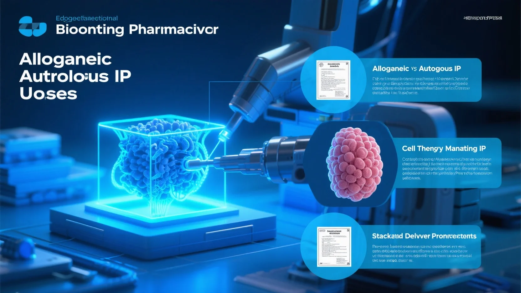 3D Bioprinting in Pharma: A Deep Dive into Uses, IP in Allogeneic/Autologous, Cell Therapy, Organoids, and Scaffold Delivery